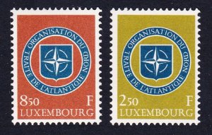 Luxembourg NATO 10th Anniversary 2v 1959 MNH SC#349-350 SG#654-655 MI#604-605