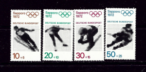Germany B472-75 Never Hinged  1971 Olympics