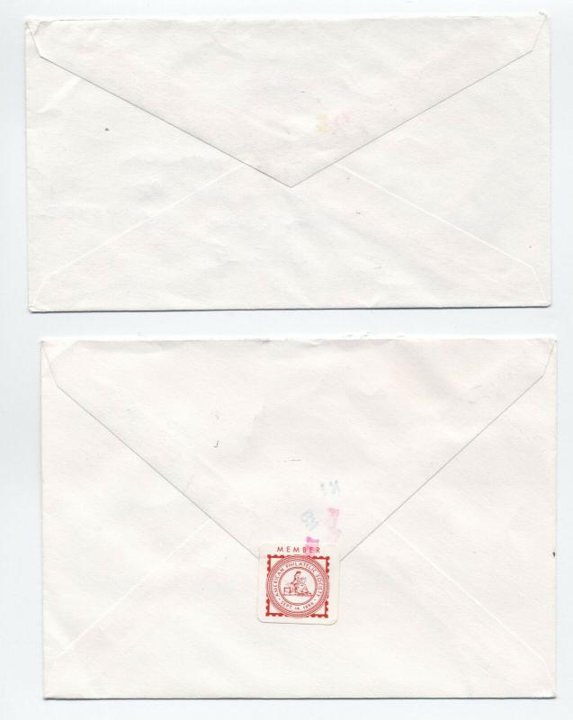 Two early 1990s Slovenia covers 1 meter; Scott 109 pair [L.160]