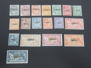 French Morocco 1918 Sc 72-89 set MH