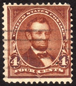 1898, US 4c, Lincoln, Used, Sc 280b