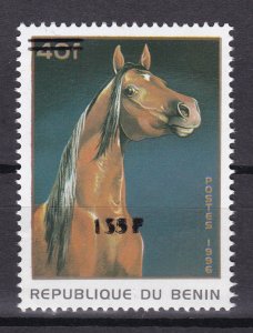 BENIN 2000 A1245 €135F 1000 HORSE HORSE HORSE HORSES OVERPRINT OVERLOAD MNH-