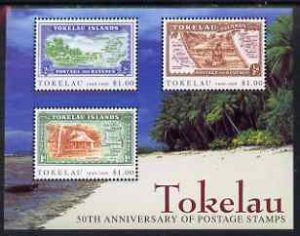 TOKELAU - 1998 - Tokelau Postage Stamps - Perf Miniature Sheet-Mint Never Hinged