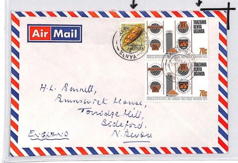 CE170 Kenya *NAIROBI* 1973 KUT Stamp Air Mail Cover