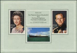 Fiji 1982 SG646 Royal Visit MS MNH