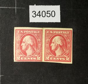 MOMEN: US STAMPS 1918-1920 TYPE V,Va PASTED MINT OG H LOT #34050