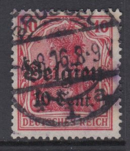 Belgien Deutsche Besetzungsaugaben - 1916  14c used