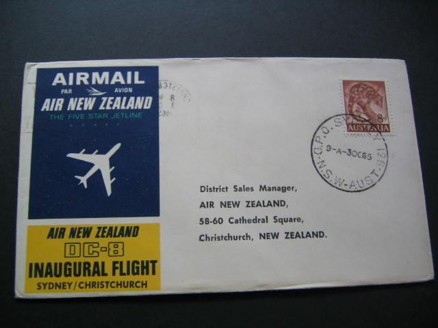 Air New Zealand 1965 FFC Australia : New Zealand