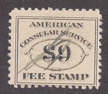 US Customs Fee Issue: $9 #RK20 Fine and fault free stamp!