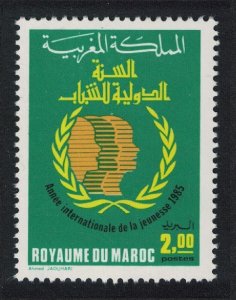 Morocco Intl Youth Year 1986 MNH SG#689