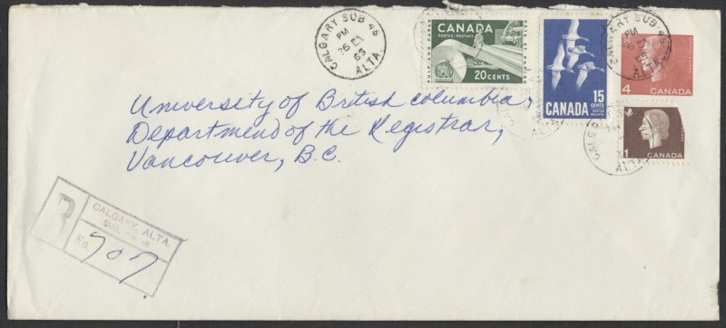 1965 Registered Cameo PSE Uprated Calgary ALTA Sub 46 to Vancouver #10 Size