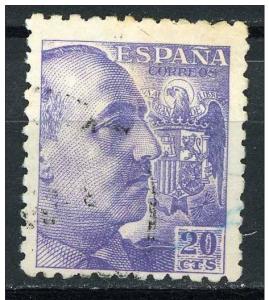 Spain 1939 - Scott 693 used - 20c, General Franco 