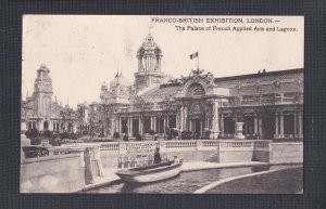 UK 1908 ‘FRANCO BRITISH EXHIBITION’ PALACE OF FRENCH APPLIED ARTS POSTCARD