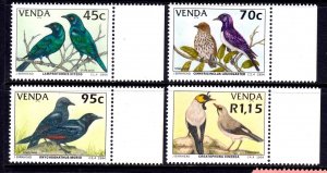 South Africa - Venda 1994 Starlings - Birds Complete Mint MNH Set SC 277-280