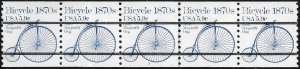 Sc 1901a 5.9¢ Bicycle Precancel PNC/5, Plate #3 MNH
