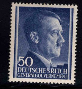 Poland Scott N88 German occupation WW2 Hitler MH* stamp