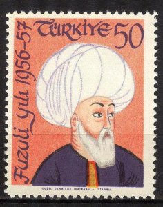 Turkey 1957 Poet Fuzuli Year Mi.1533 MNH