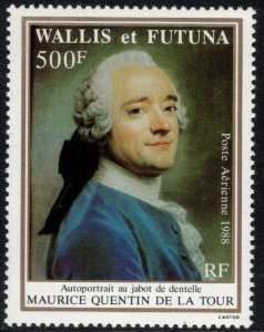 WALLIS & FUTUNA 1988 de la Tour Self Portrait; Scott C158; MNH