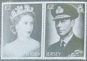 JERSEY 2012 QE2 DIAMOND JUBILEE SET SG1640/1641  UNMOUNTED MINT