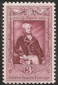 # 1097 MINT NEVER HINGED LAFAYETTE BICENTENARY