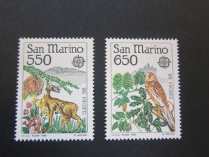 San Marino 1986 Sc 1107-08 set MNH