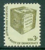 1584 3c Ballot Box Fine MNH