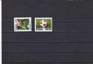 SA08a Poland 1978 Football World Cup - Argentina mint stamps