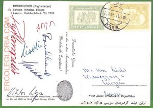 ZA0414 - Afghanistan - Postal History - MOUNTAINEERING Italian Expedition 1963