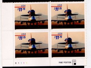 3262 $11.75 Space Shuttle B1111 LL Plate Position 6 Plate Block