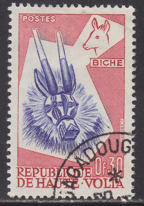 Burkina Faso 71 Deer Mask 1960