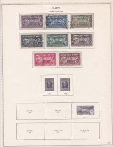 haiti stamps page ref 17144