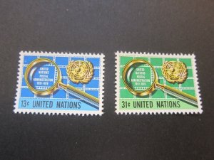 United Nations 1976 Sc 278-79 set MNH