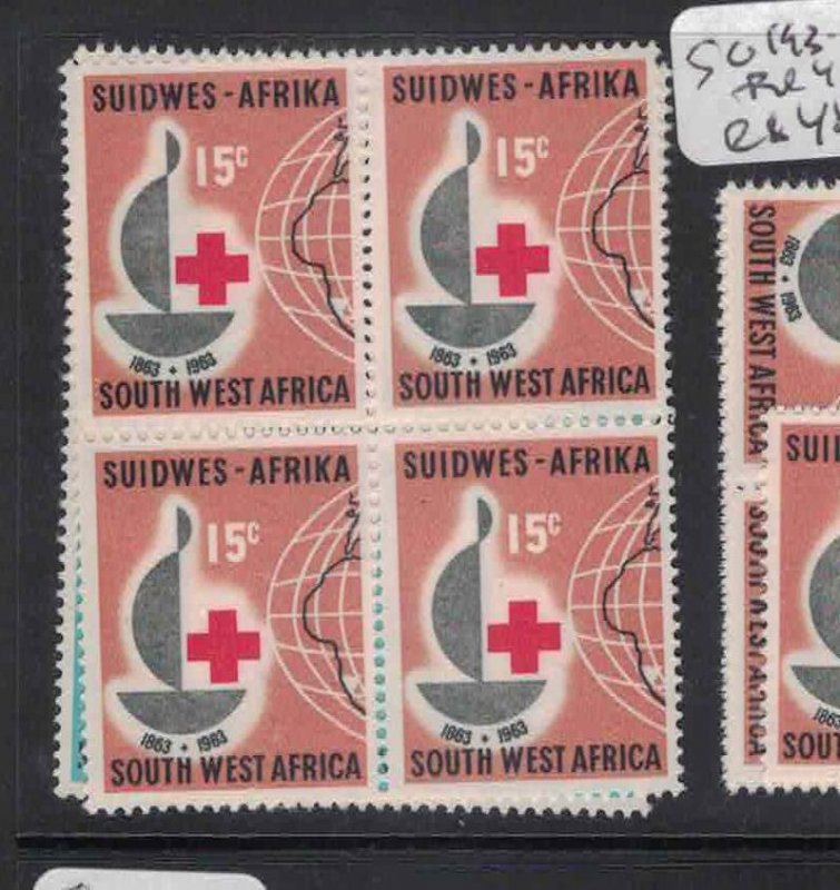 South West Africa SG 193-4 Block of 4 MNH (5gyv) 