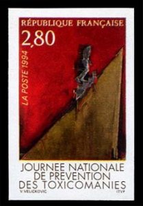 France, 1950-Present #2445 (YT 2908) Cat€18.50, 1994 National Drug Addictio...