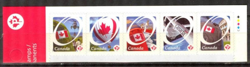 Canada 2011 Flags Balloons Mi. 2691/5 Strip MNH