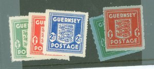 Guernsey #N1-5 Unused Single (Complete Set)