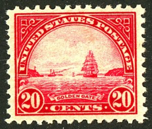 U.S. #567 MINT OG HR