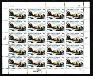 USA-Sc#3235- id12-unused NH sheet-Klondike Gold Rush-1998-