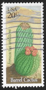 US #1942 20c Desert Plants - Barrel Cactus