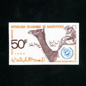 Mauritania Stamps # C84 VF Imperf OG NH