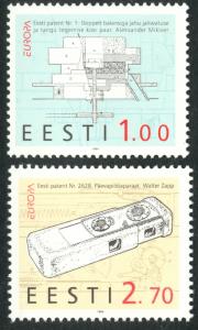 ESTONIA 1994 INVENTIONS Europa Set Sc 274-275 MNH