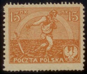 Poland 1921 SC# 155 Used CH3