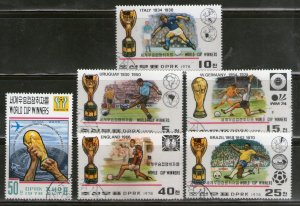 Korea 1989 World Cup Winner Soccer Sport Football Games Map 6v Sc 1713-16 Cancel