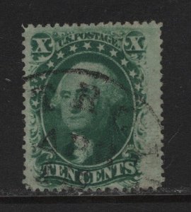 35 F-VF used neat cancel with nice color cv $ 55 ! see pic !