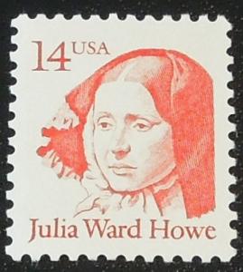 1987 14c Julia Ward Howe Scott 2176 Mint NH