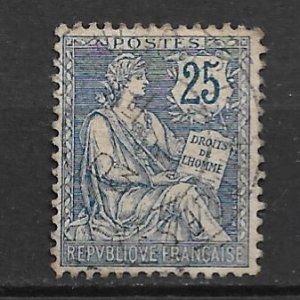 1902 France 136 Rights of Man 25c used