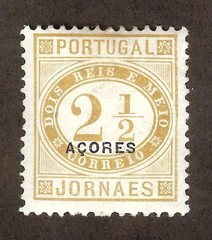 AZORES SC# P4 FINE OG 1882