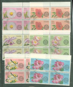 Panama #C343-48 Used Multiple (Flora) (Flowers)