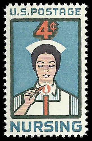 # 1190 MINT NEVER HINGED STUDENT NURSING     XF+