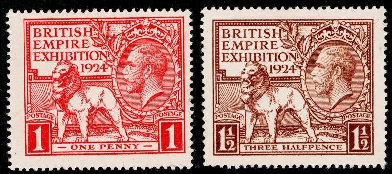 SG430-431, 1924 PAIR, FINE USED. Cat £26.